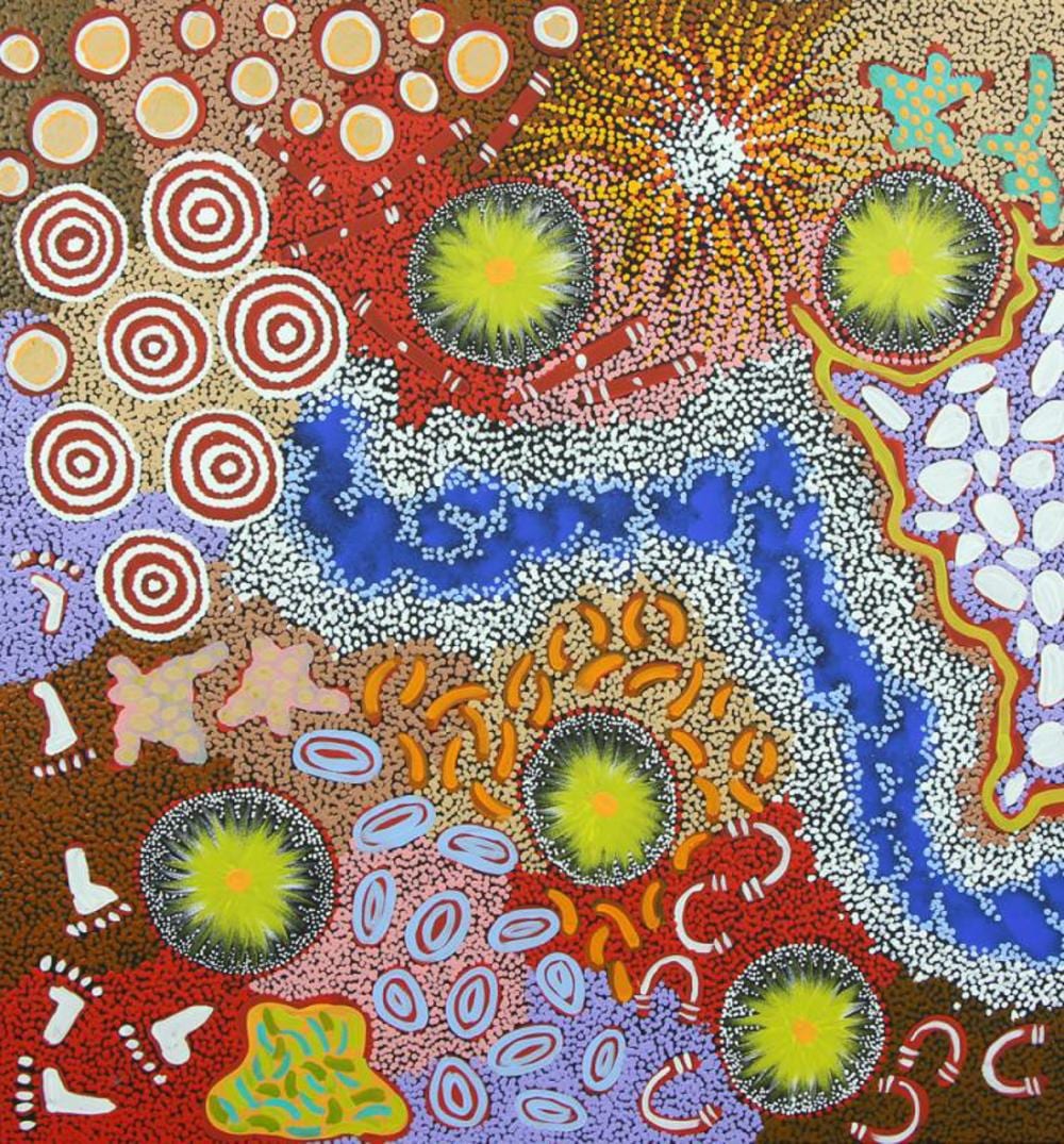 Samantha Daniel Napangati comparable auction result: samantha daniel napangati napaltjarri seven sister s dreaming