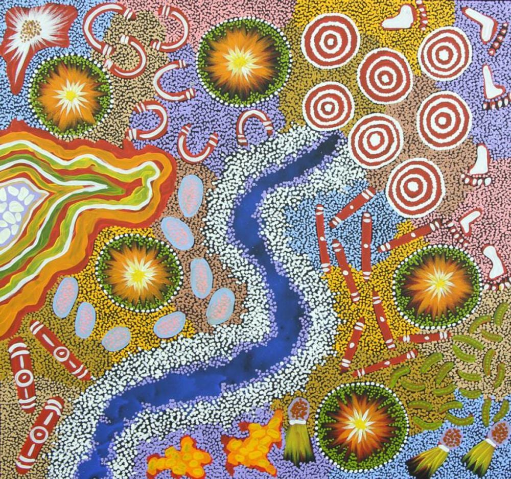 Samantha Daniel Napangati comparable auction result: samantha daniel napangati napaltjarri seven sister s dreaming