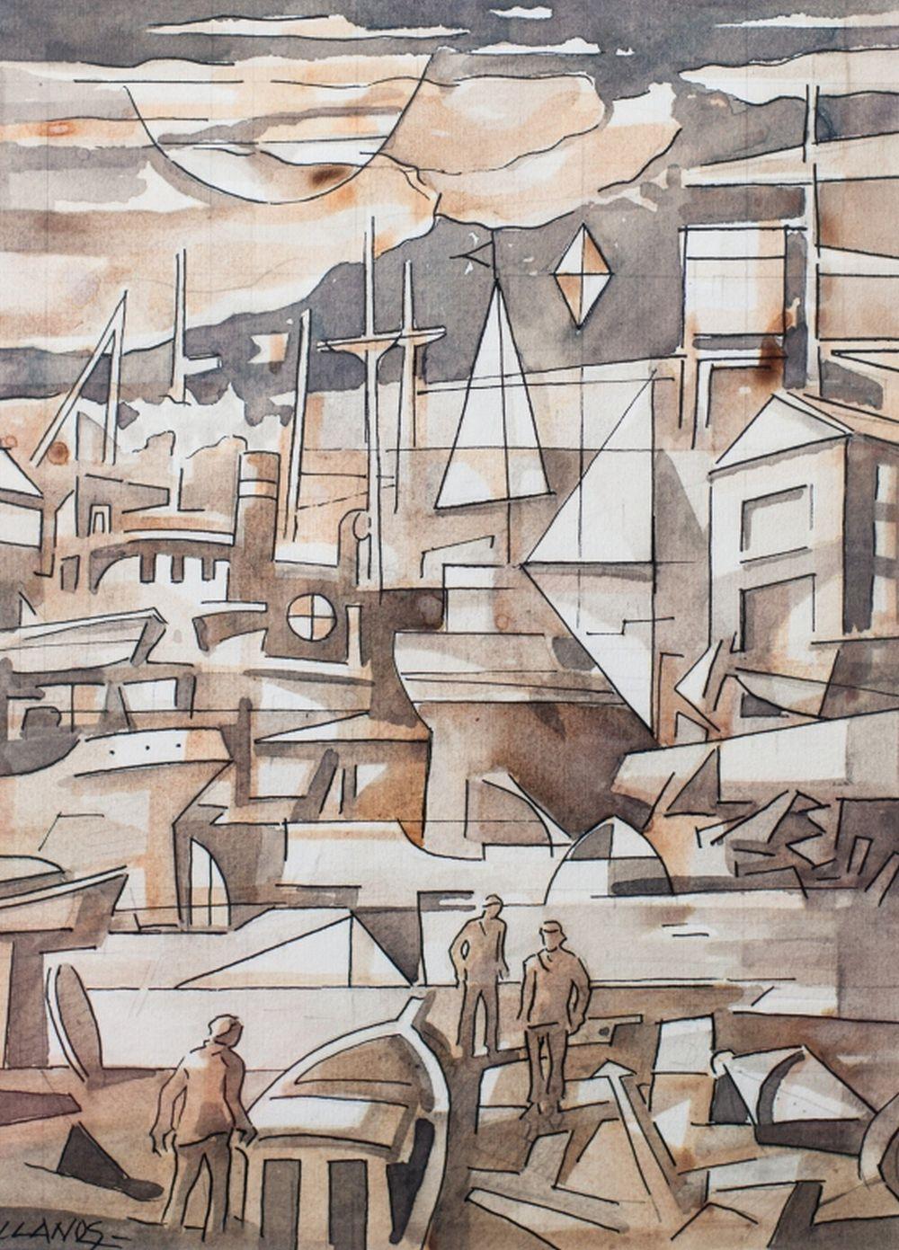 Carlos Llanos comparable auction result: carlos llanos uruguayan born 1930