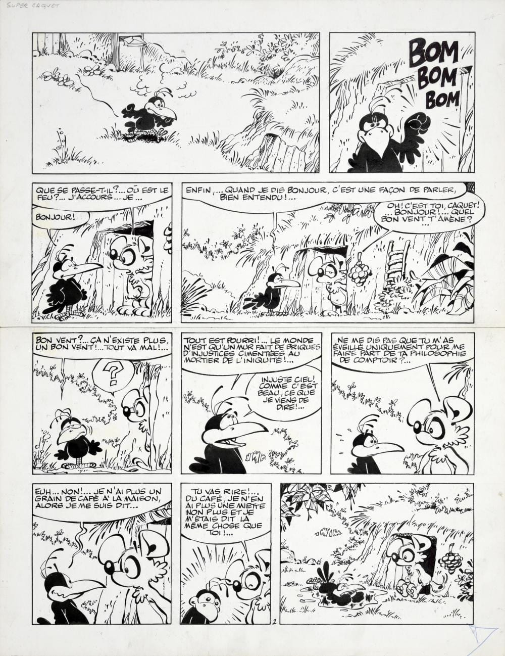 Luc Dupanloup comparable auction result: dupa luc dupanloup 1945 2000 chlorophylle super caquet
