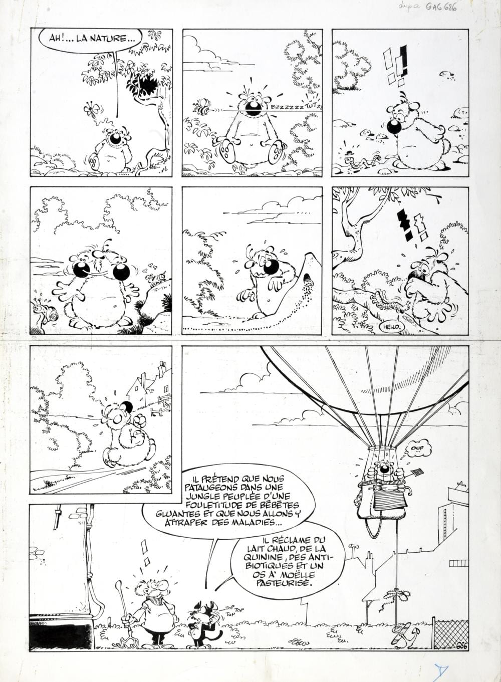 Luc Dupanloup comparable auction result: dupa luc dupanloup 1945 2000 cubitus tome 15