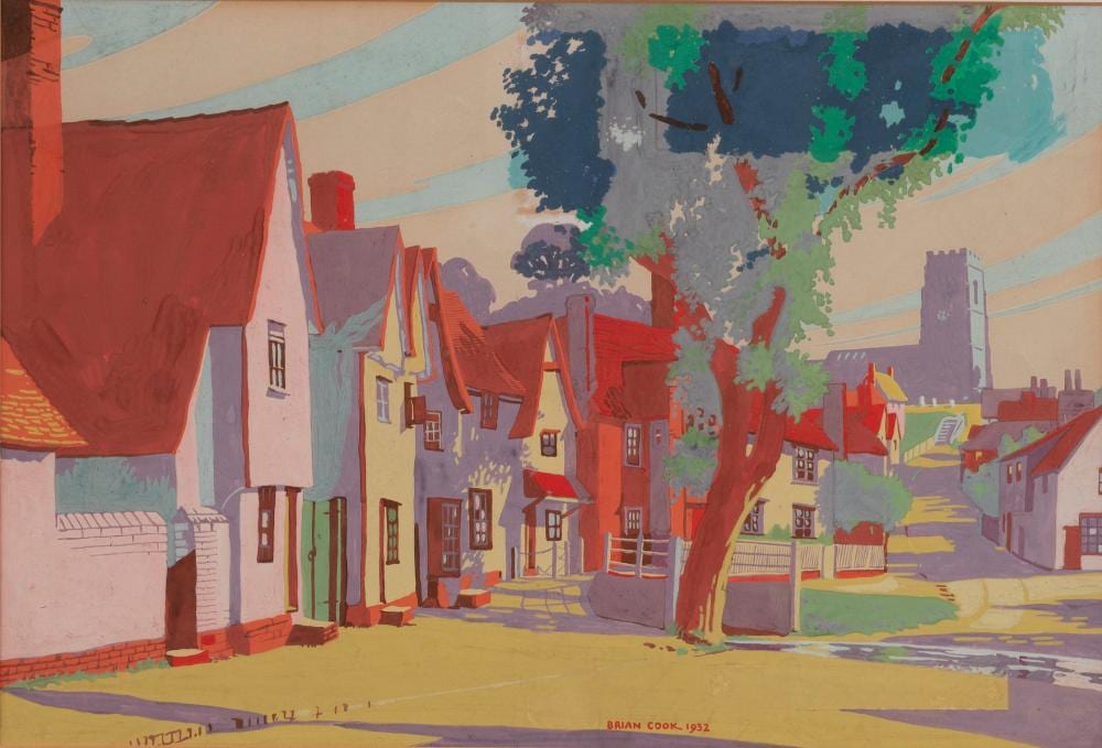 Brian Cook comparable auction result: brian cook village of kersey suffolk