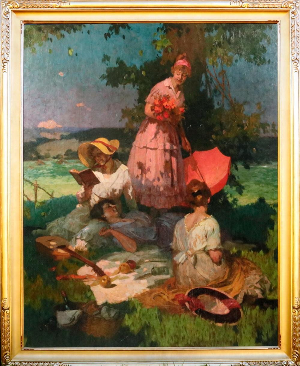Louis Jambor comparable auction result: louis jambor ny hungary 1884 1955