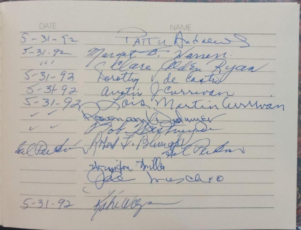 motion picture and television fund guest book honouring david gest dated 31st may 1992 signed by ju · Cato Crane & Company · 2020-07-08 Julius (2) Adam comparable auction result: motion picture and television fund guest book honouring david gest dated 31st may 1992 signed by ju