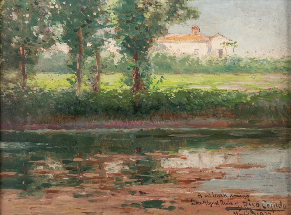 jos rico y cejudo sevilla 1864 1939 lago en el campo · Arte Subastas Bilbao · 2020-07-15 José Rico y Cejudo comparable auction result: jos rico y cejudo sevilla 1864 1939 lago en el campo
