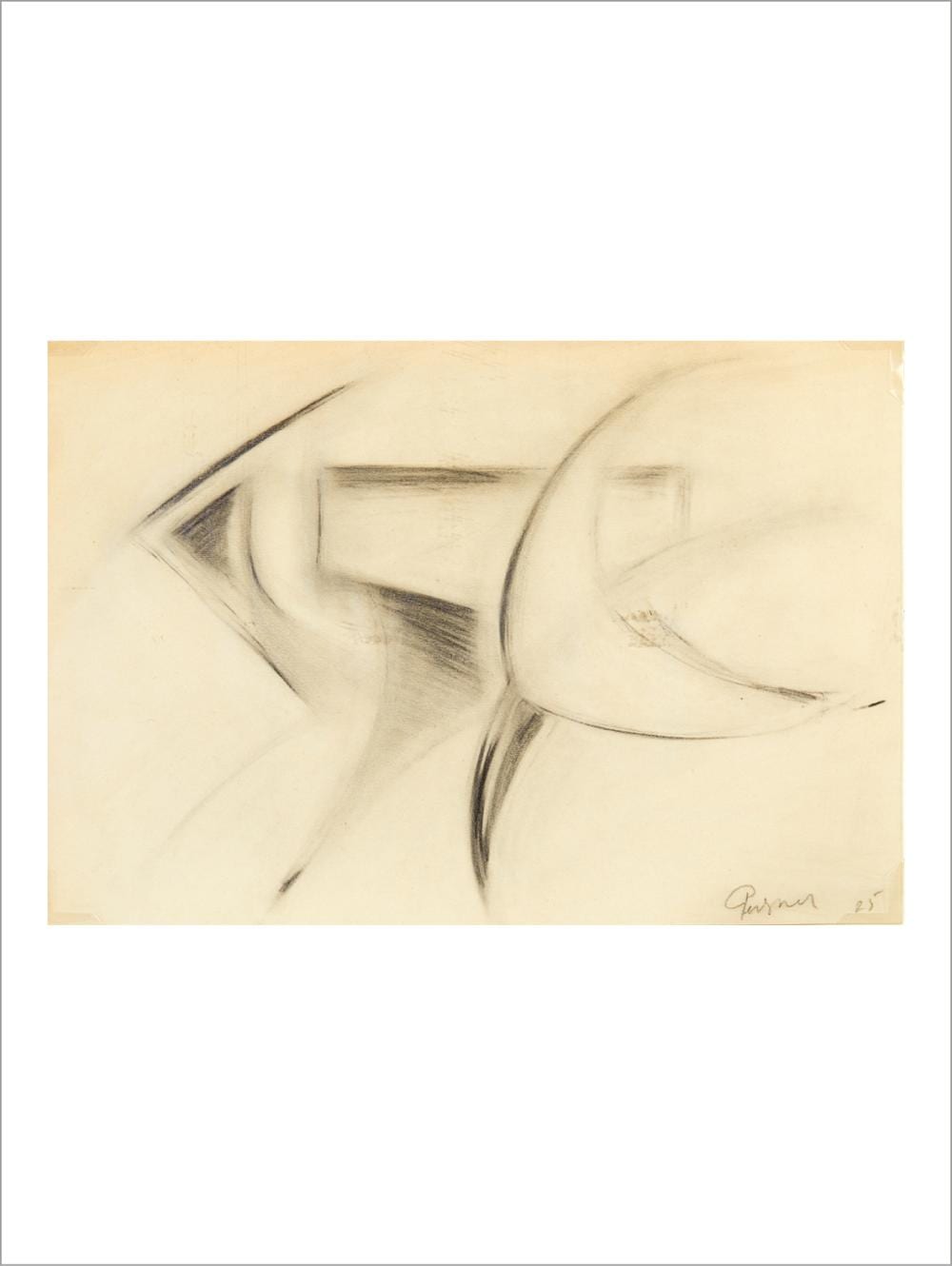 Antoine Pevsner comparable auction result: antoine pevsner 1884 1962 composition 1925 dessin au crayon sur papier