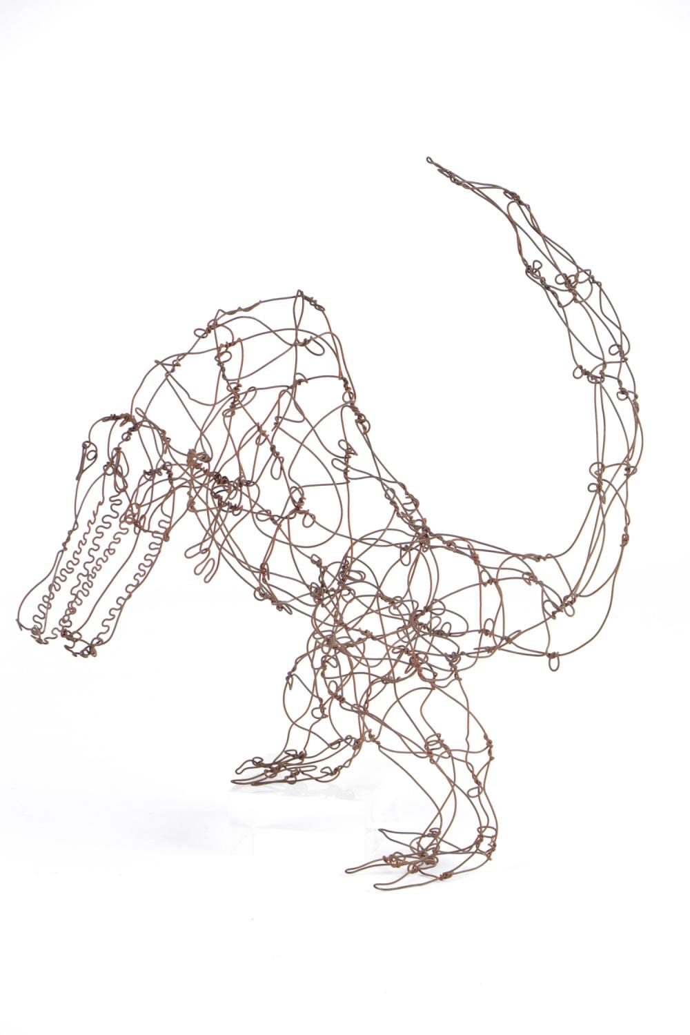 Thai Varick comparable auction result: thai varick 1941 2001 t rex wire sculpture
