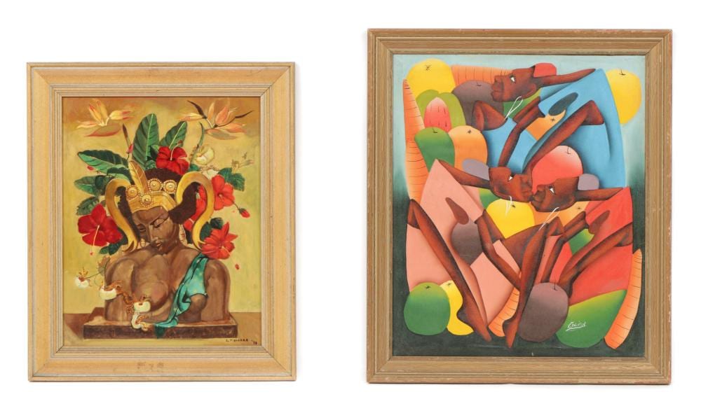 Laurent Casimir comparable auction result: casimir laurent haitian 1928 1990