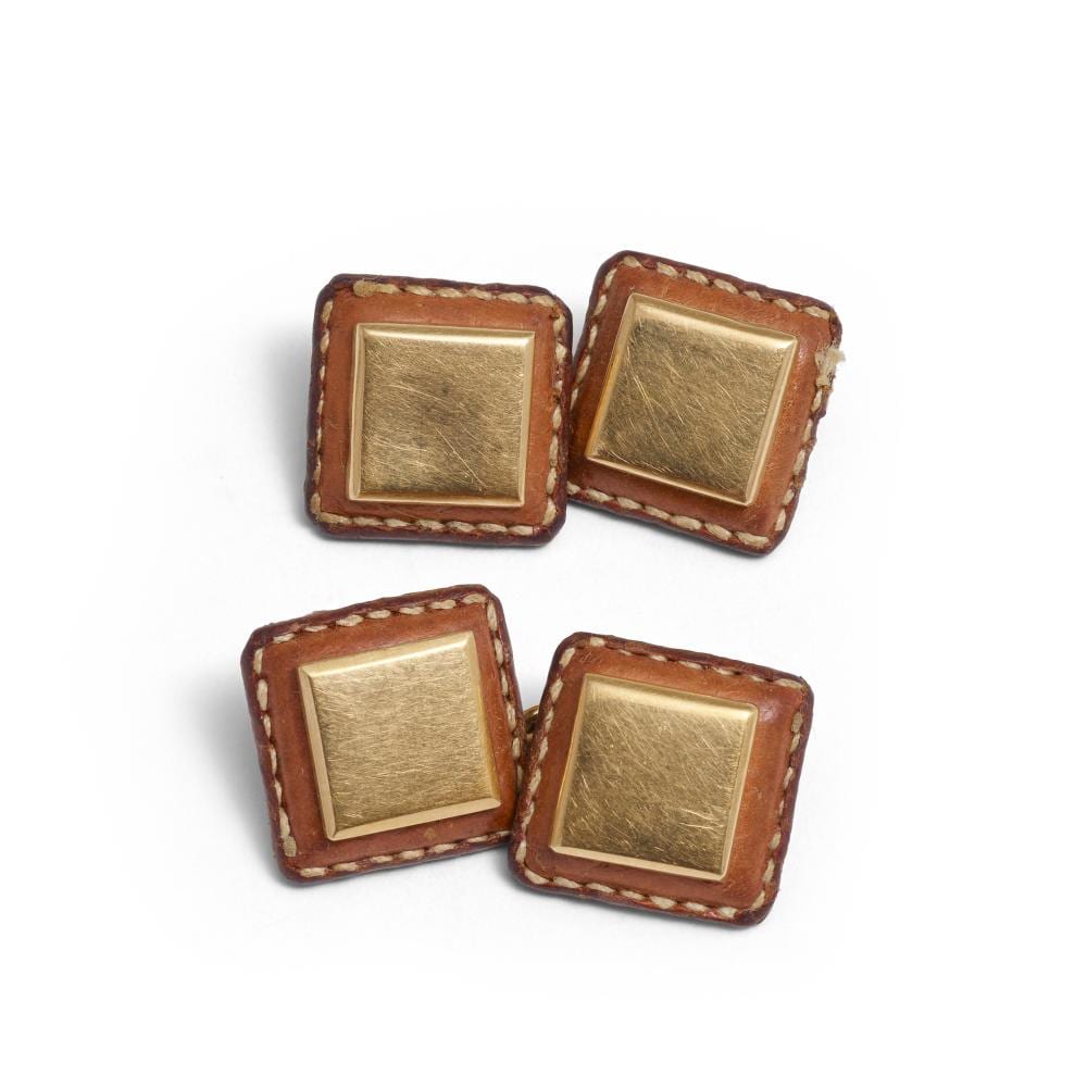 Hermes, cufflinks sold by Rago Arts and Auction Center, lot 124 — auction record photograph