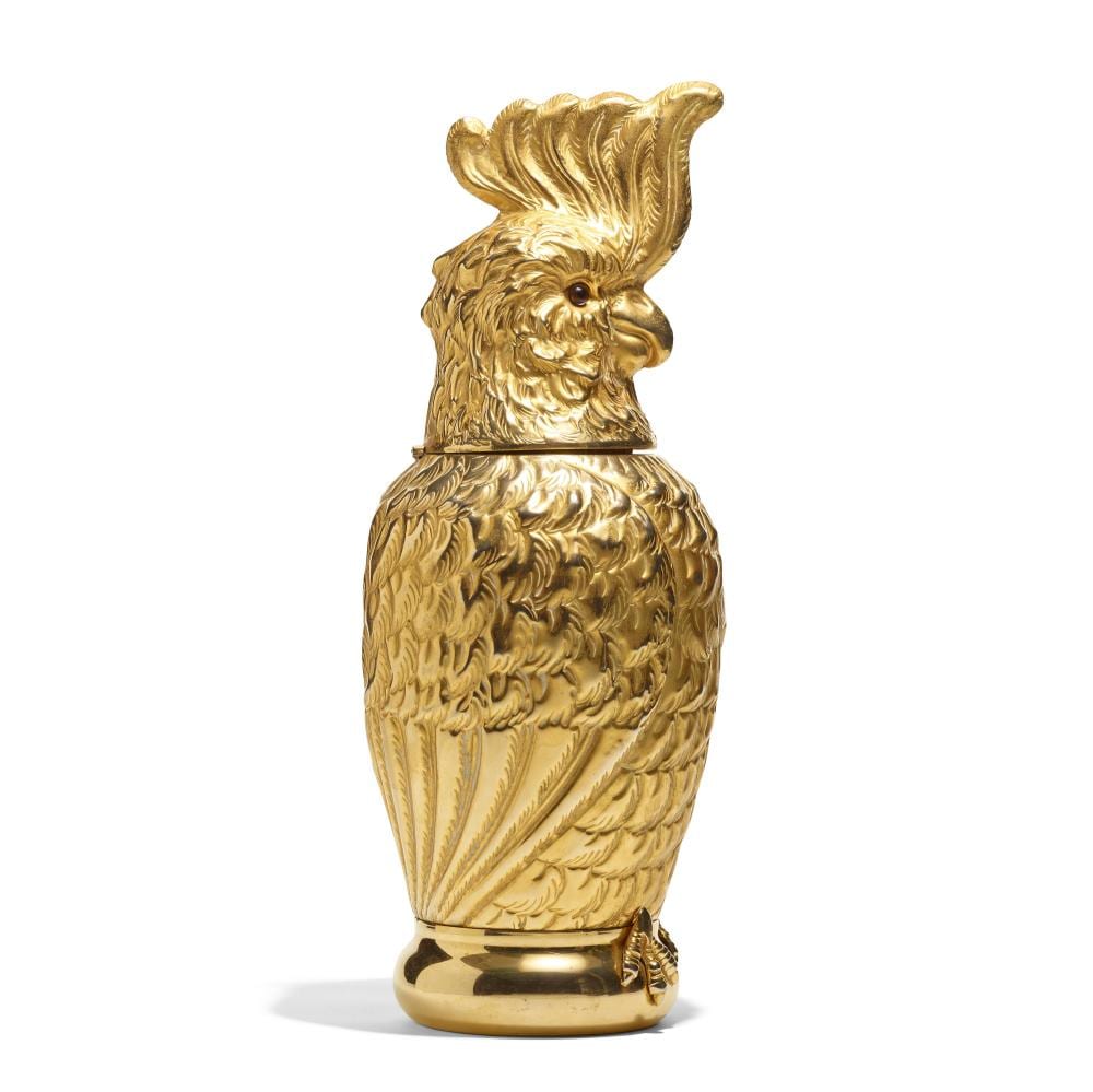 Mark Cross comparable auction result: mark cross cockatoo humidor