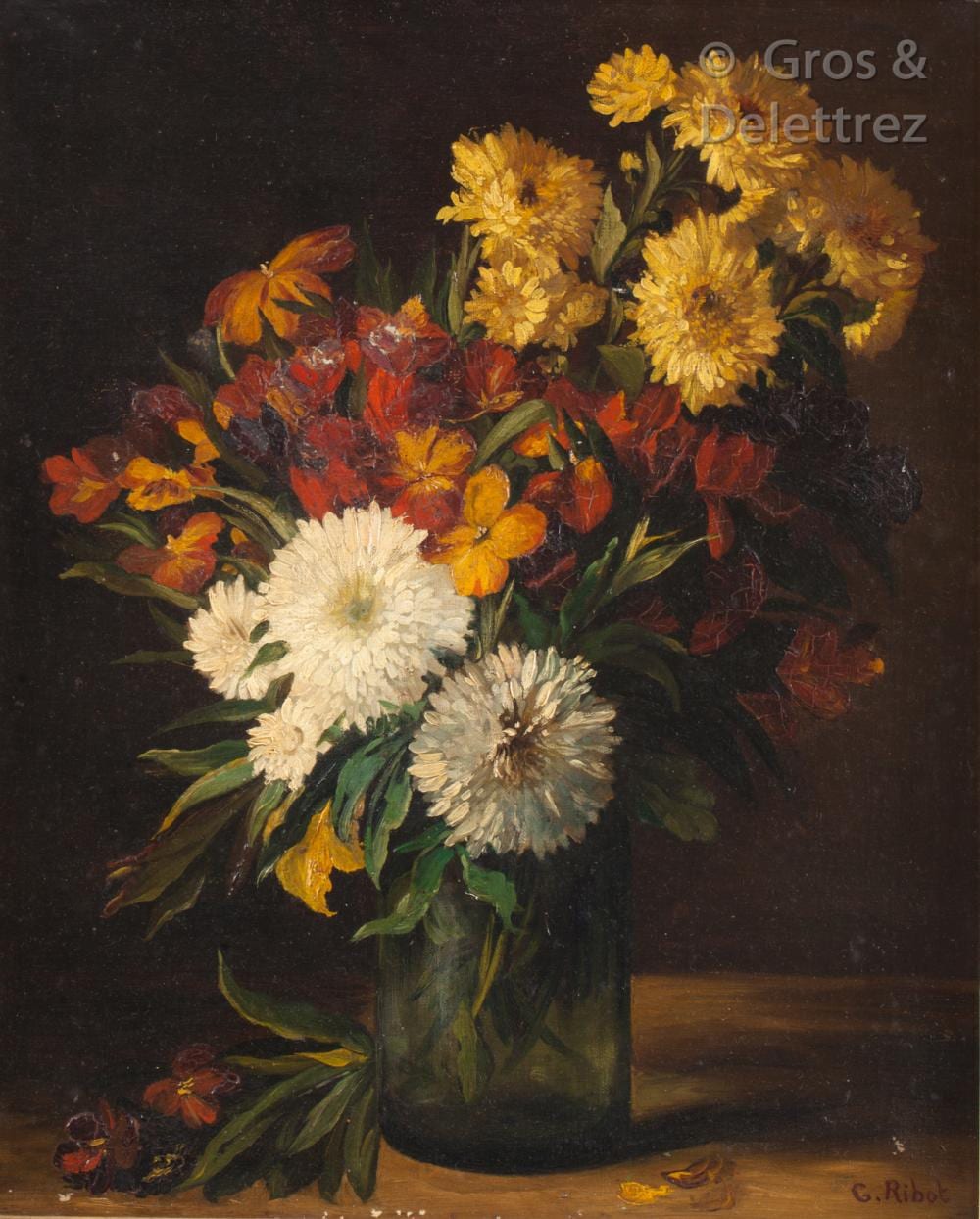 germain ribot 1889 1973 bouquet de fleurs · Gros-Delettrez · 2020-07-09 Germain Théodule Clément Ribot comparable auction result: germain ribot 1889 1973 bouquet de fleurs
