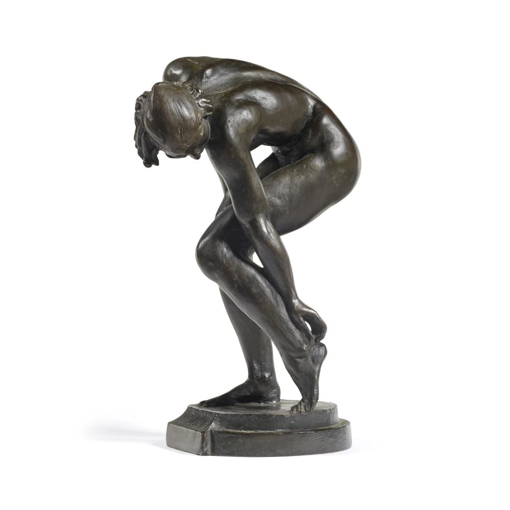Alexander Stirling Calder comparable auction result: alexander stirling calder 1870 1945 scratching her heel 12 1 4in 31 1cm high modeled in 1921