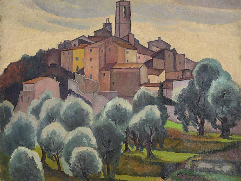 Marcel Canneel comparable auction result: marcel canneel 1894 1953 view of st paul oil