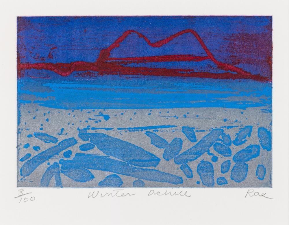 Barbara Rae comparable auction result: barbara rae b 1943 winter achill