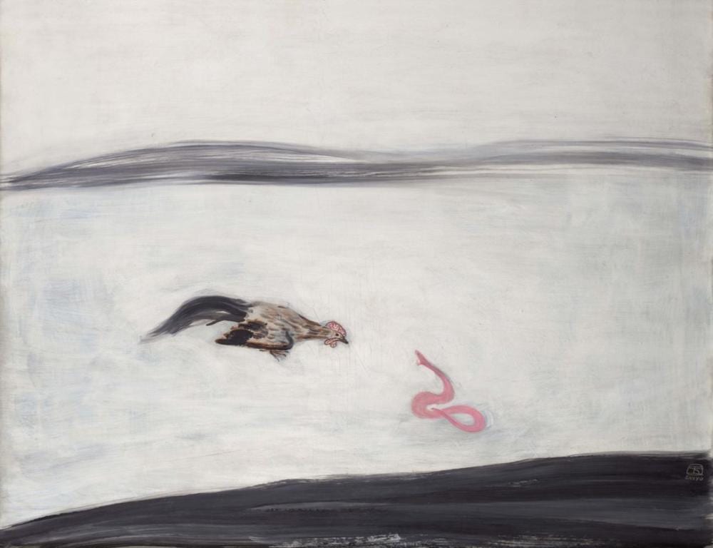 Sanyu (CHANG YU, 1895-1966) - Rooster and Serpent comparable sale