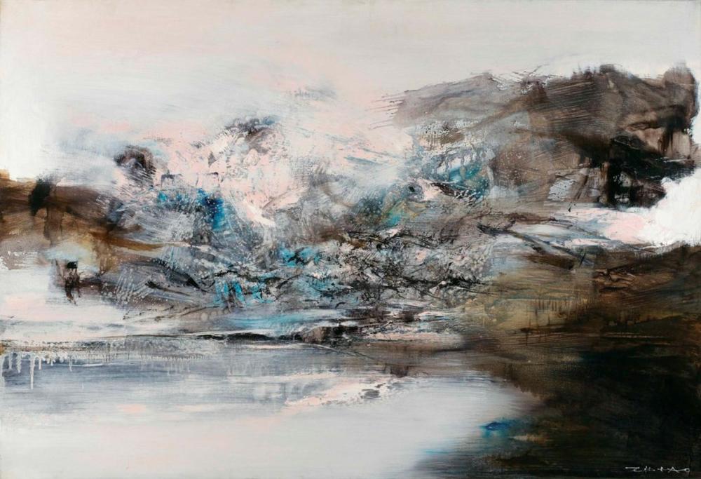 Zao Wou-Ki (ZHAO WUJI, 1920-2013) - 23.03.68 comparable sale