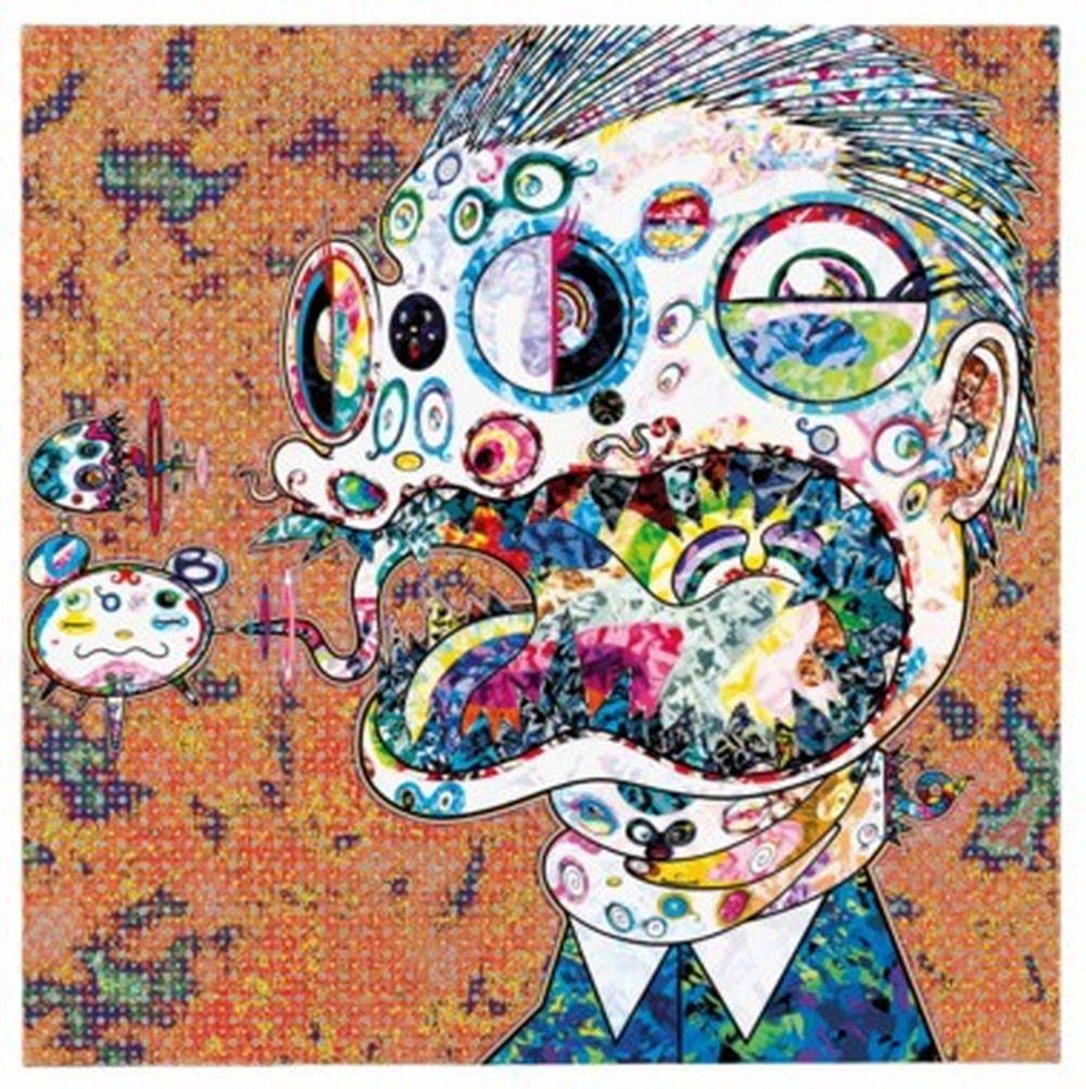 Takashi Murakami (B. 1962) - Homage to Francis Bacon (Study for Head of George Dyer (On Light… comparable sale