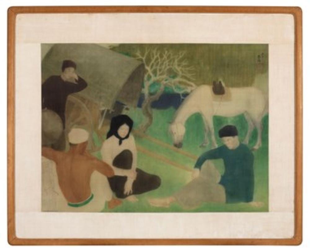 Luong Xuan Nhi (1914-2006) - Le Repos (Resting) comparable sale