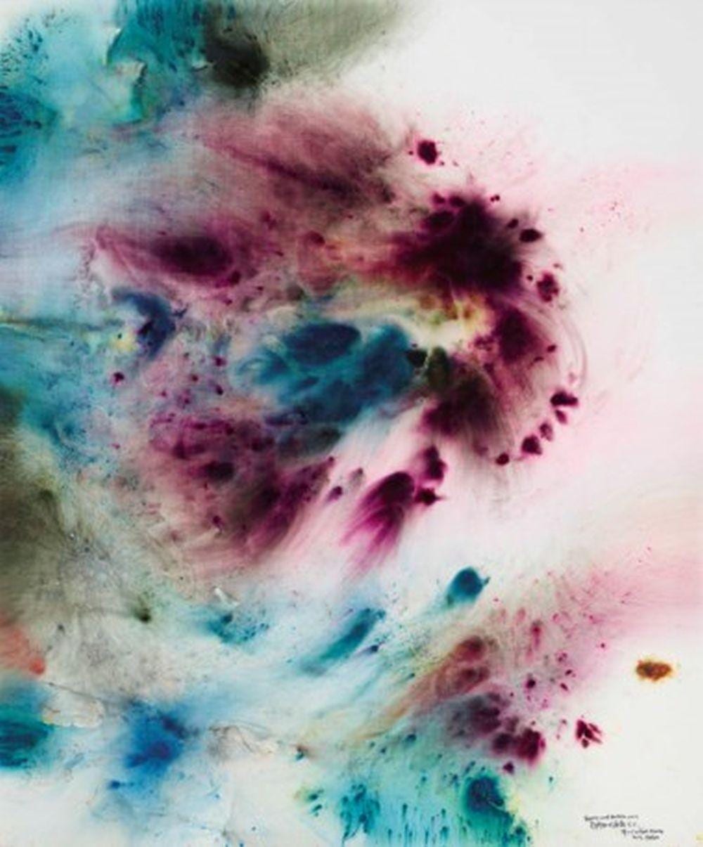 Cai Guo-Qiang (B. 1957) - Peony and Dahlia No. 2 comparable sale
