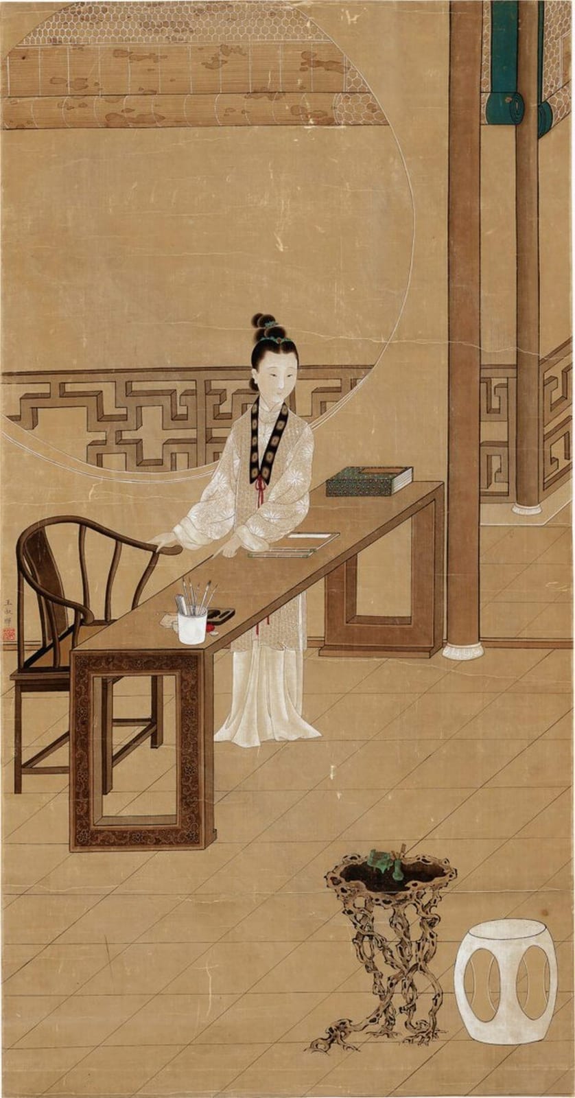Shuhui Wang comparable auction result: wang shuhui 1912 1985 lady scholar