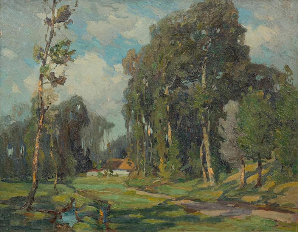 Ossip L. Linde comparable auction result: ossip l linde 1871 1940 landscape oil on board 14 75 x 18 75
