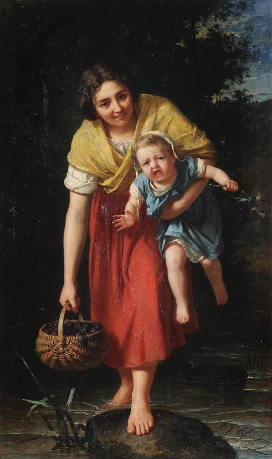 Alexandre Jacques Chantron comparable auction result: alexandre jacques chantron french 1842 1918 mother and child