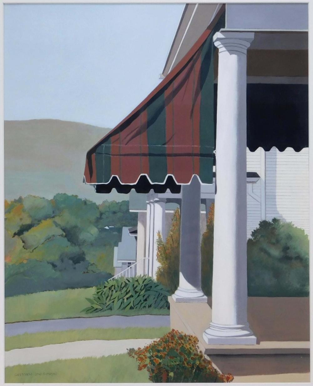 gretchen dow simpson photo realist porch painting · Bruneau & Co. Auctioneers · 2020-07-23 Gretchen Dow Simpson comparable auction result: gretchen dow simpson photo realist porch painting