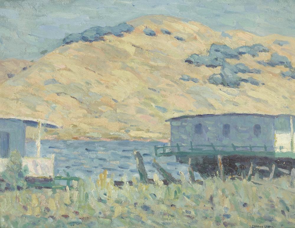 Phillips Frisbie Lewis comparable auction result: phillips frisbie lewis 1892 1930 near tiburon 14 x 18in framed 17 x 21in painted in 1923