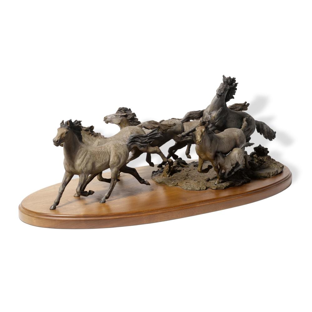 Douglas Van Howd comparable auction result: douglas van howd born 1935 spirit of nevada 14in high overall 16 x 40 x 19in