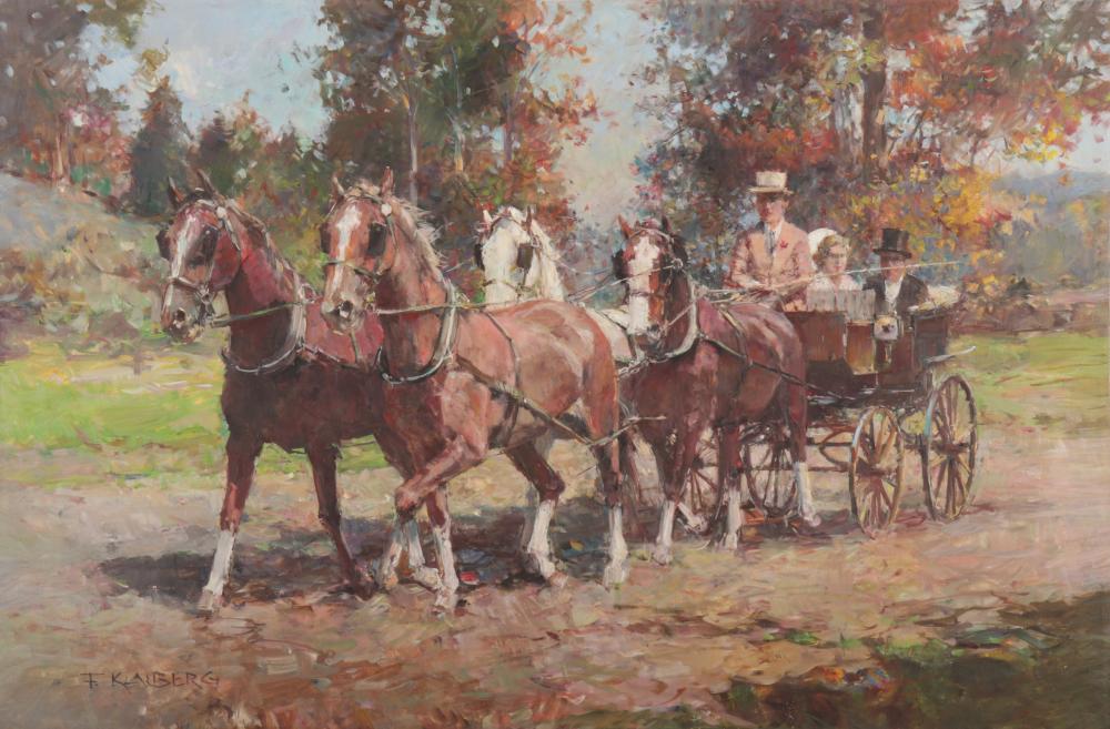 Fritz Klaiberg comparable auction result: fritz klaiberg horse drawn carriage