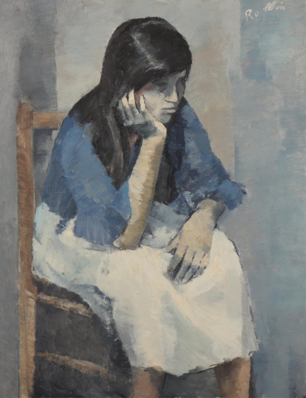 jordi roll n girl in blue · Litchfield Auctions · 2020-07-22 Jordi Rollán comparable auction result: jordi roll n girl in blue