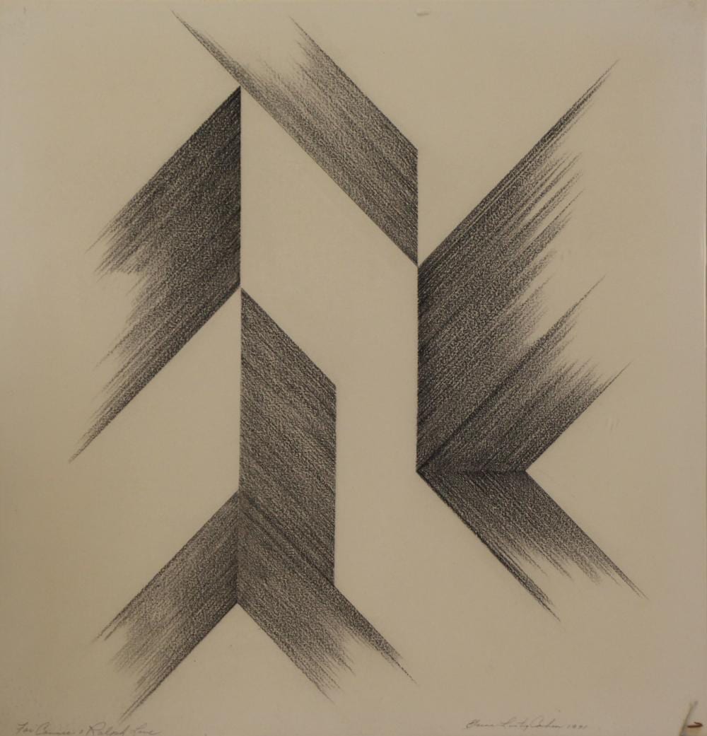 Elaine Lustig Cohen comparable auction result: elaine lustig cohen american 1927 2016