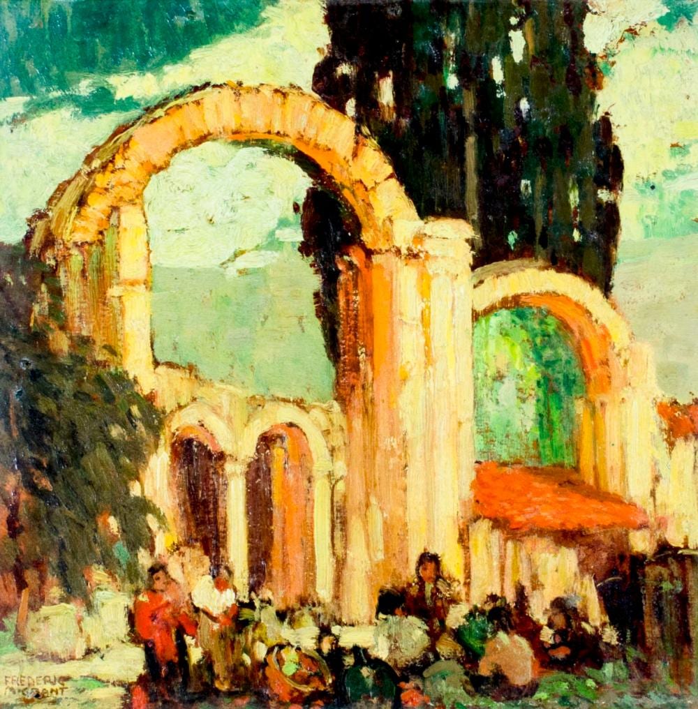 Frederic M. Grant comparable auction result: frederick milton grant ca il ia 1886 1959 oil painting