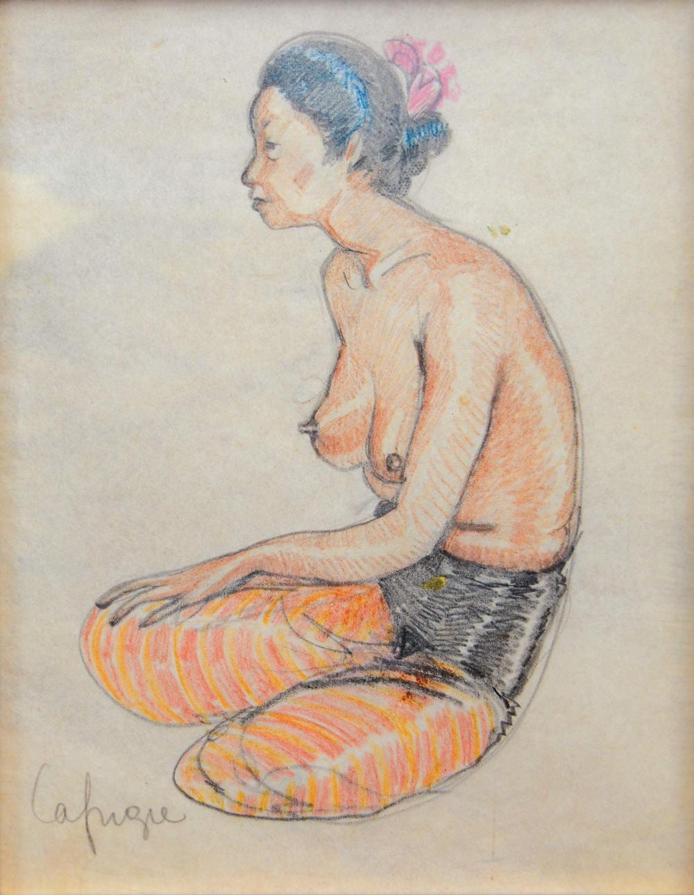 Balinese Sitting comparable sale