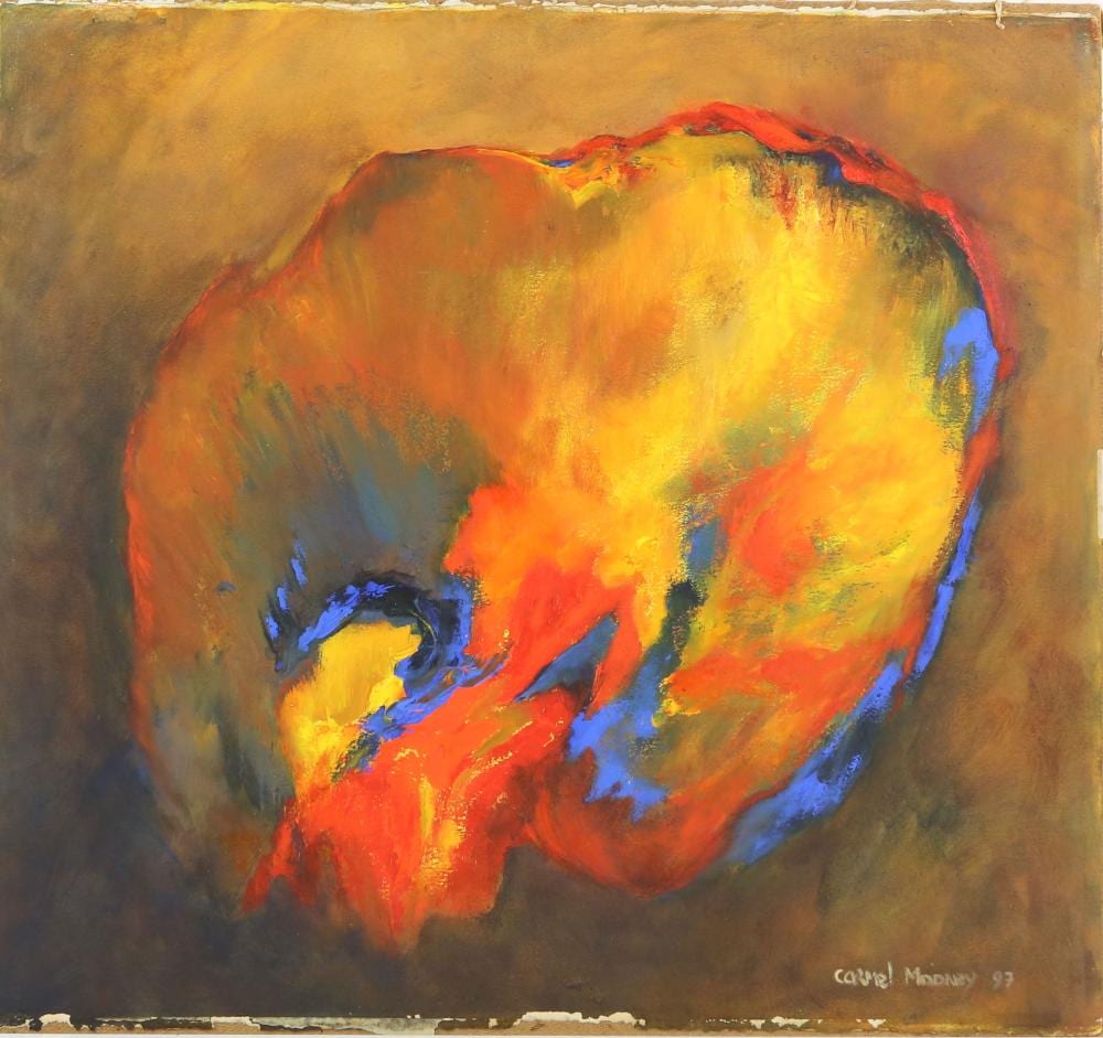 Carmel Mooney comparable auction result: carmel mooney contemporary irish lava pool oil