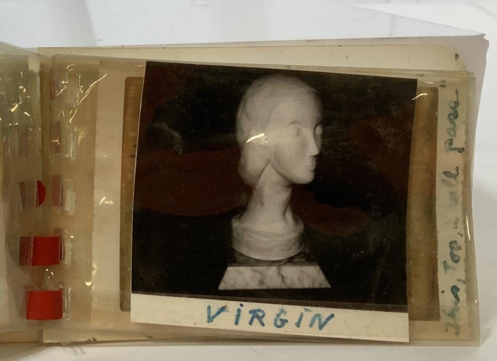 Estelle Goodman comparable auction result: handmade sculpture photo book by estelle goodman