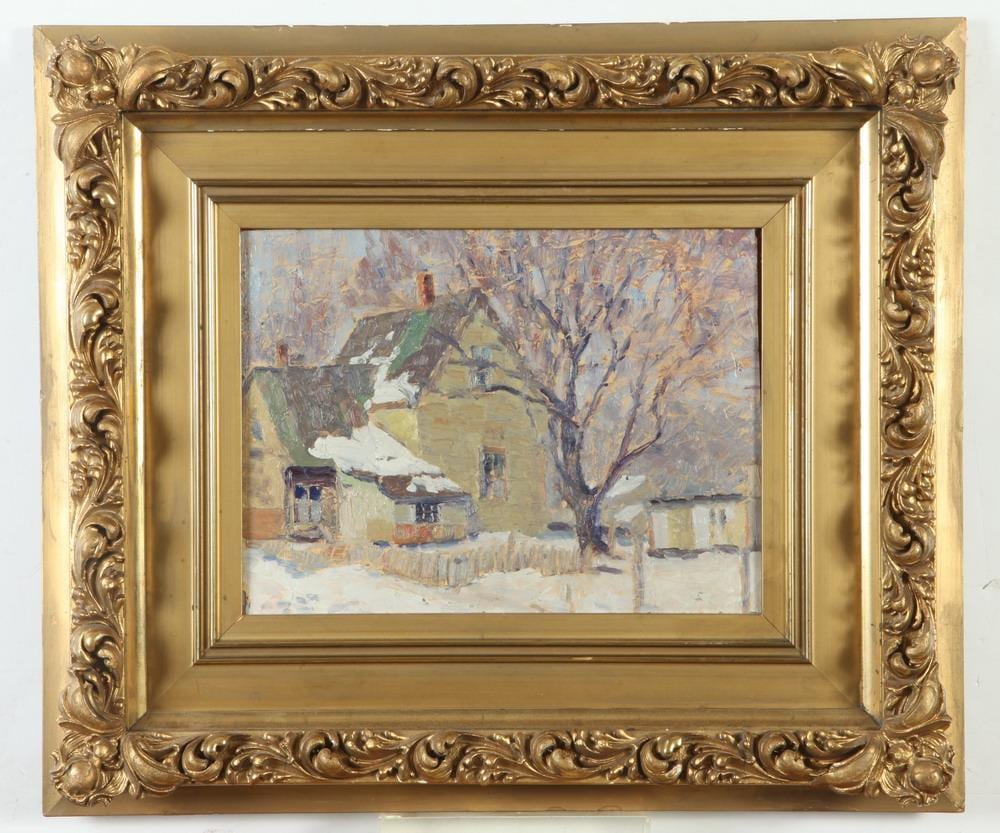albert alfredson american 1907 1977 first snow oak park label verso reads signed and titled verso oil on board · Sloans & Kenyon · 2020-07-30 Albert Alfredson comparable auction result: albert alfredson american 1907 1977 first snow oak park label verso reads signed and titled verso oil on board