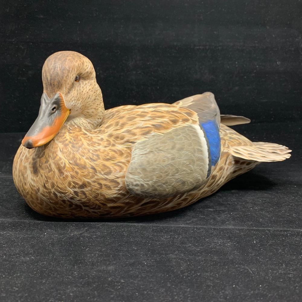 Sean Keating comparable auction result: sean keating s mallard hen original hand carved duck decoy