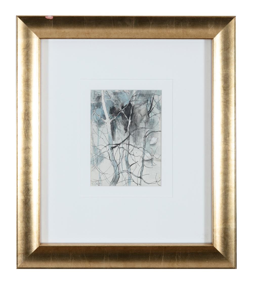 Thomas (1909) Carr comparable auction result: tom carr 1909 199 winter lake watercolour 17 x 12cm signed