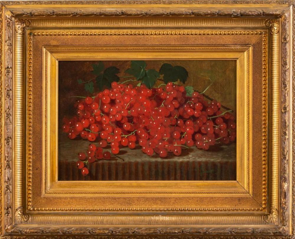 Edward C. Leavitt comparable auction result: edward c leavitt american 1842 1904 still life currants