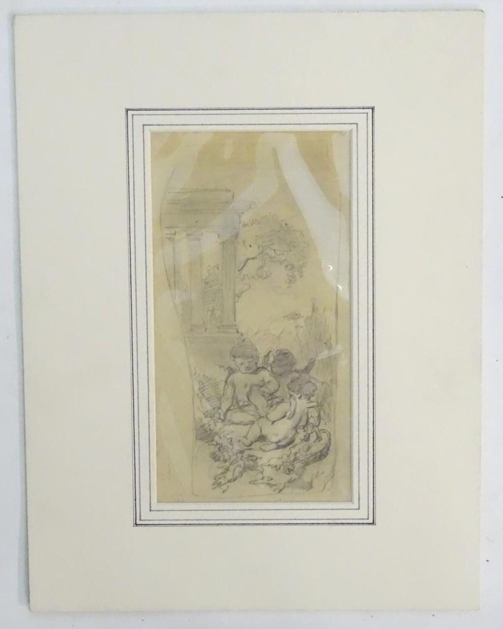 Célestin François Nanteuil comparable auction result: c lestin fran ois nanteuil 1813 1873 xix french school pencil sketch on paper a study of cheru