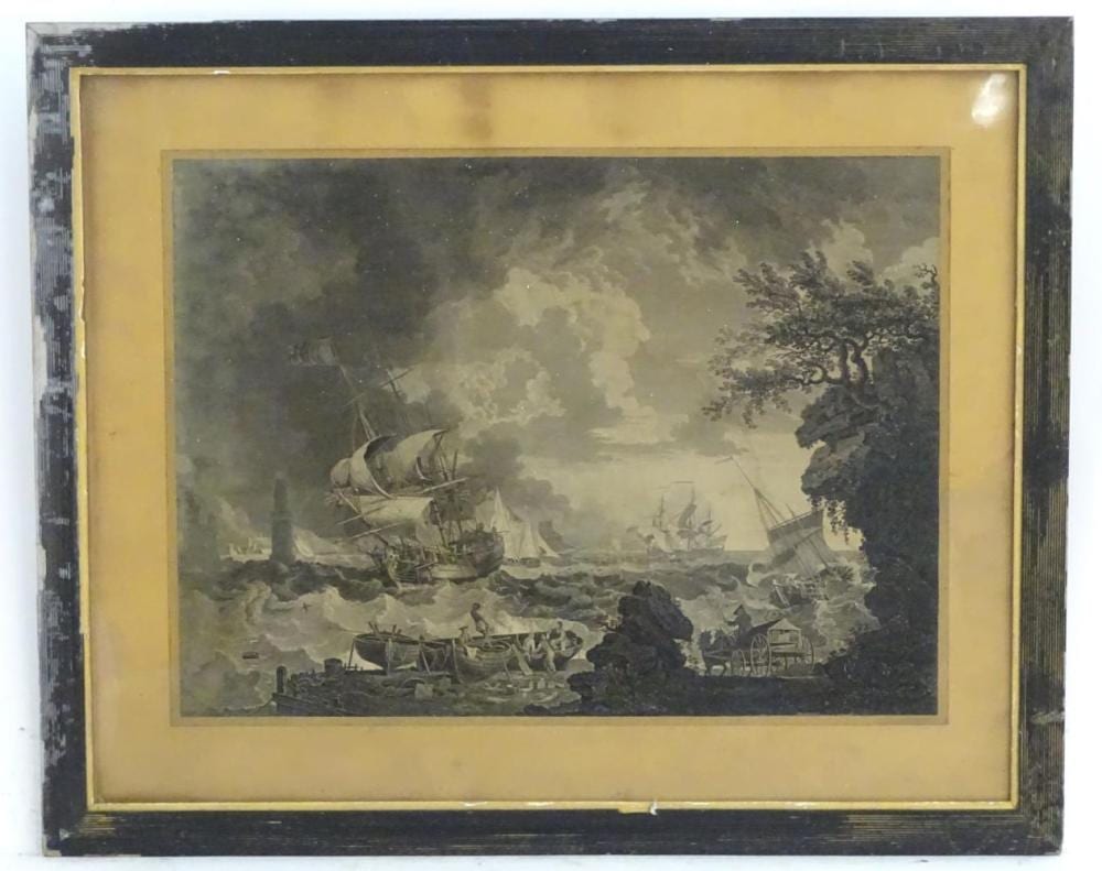 William (1735) Woollett comparable auction result: william woollett 1735 1785 after richard wright 1735 1775 marine school engraving the fisher