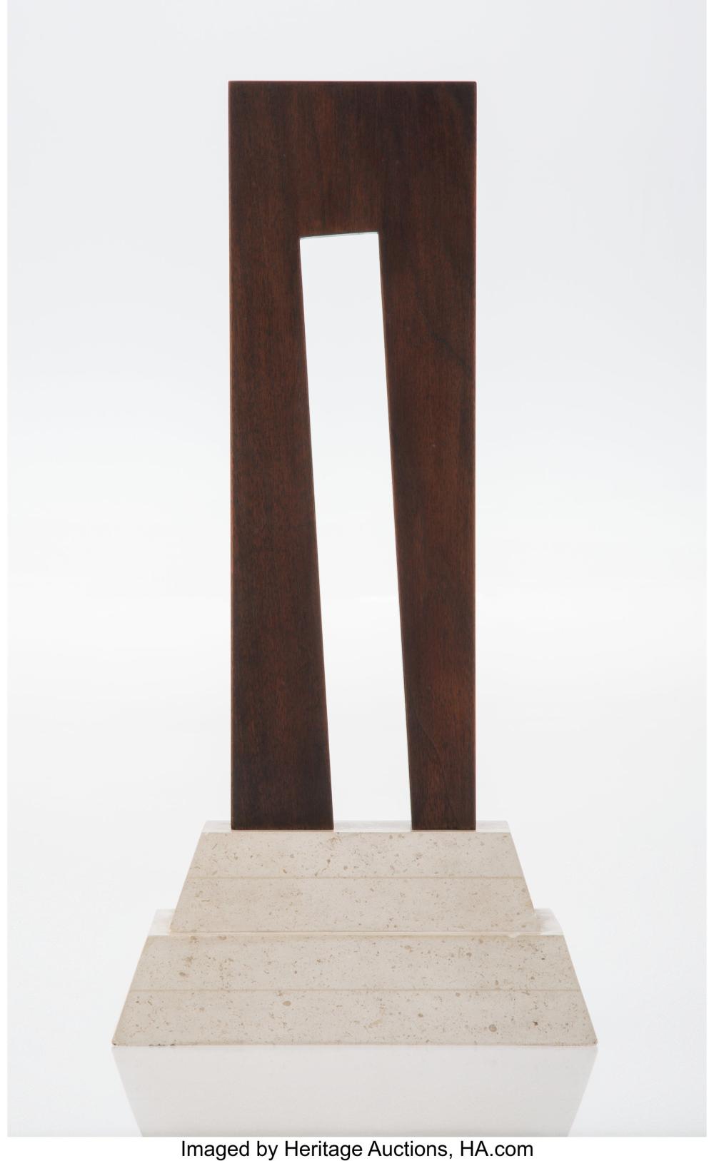Guy Girard Dill comparable auction result: guy girard dill american 1946 untitled 1995 wood marble base 16 x 7 5 8 x 4