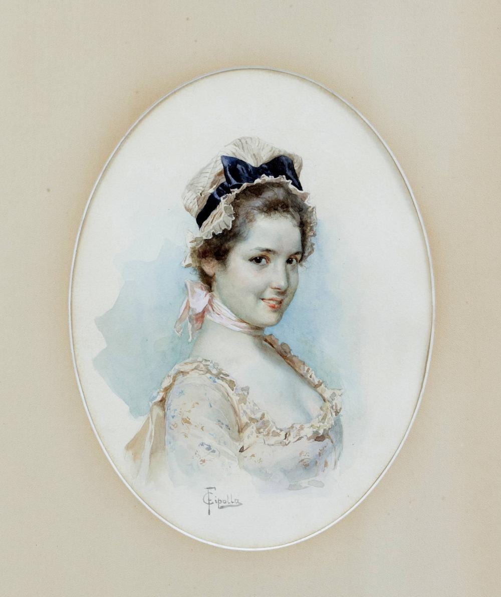 Fabio Cipolla comparable auction result: fabio cipolla 1852 1935 por