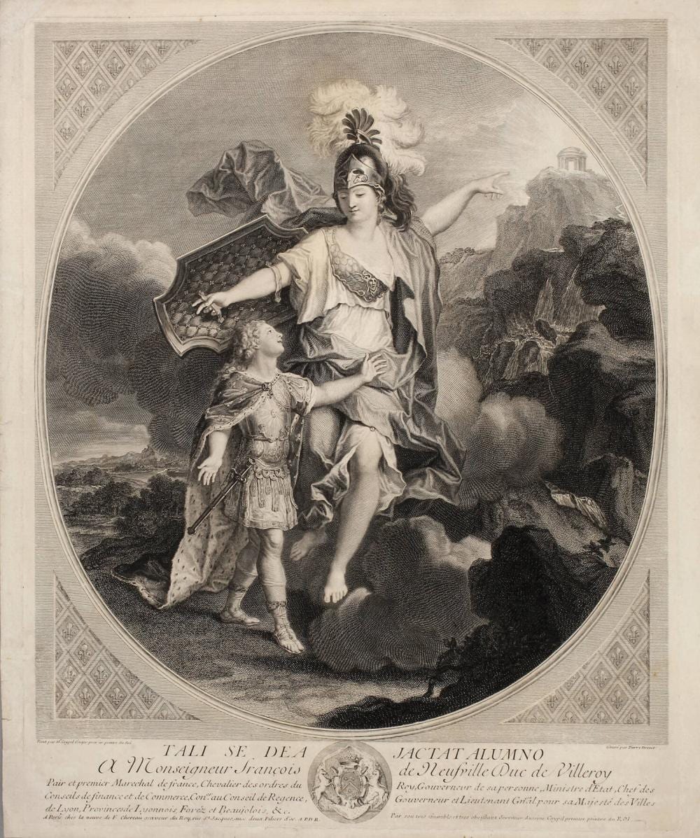 Pierre (1663) Drevet comparable auction result: pierre drevet minerva