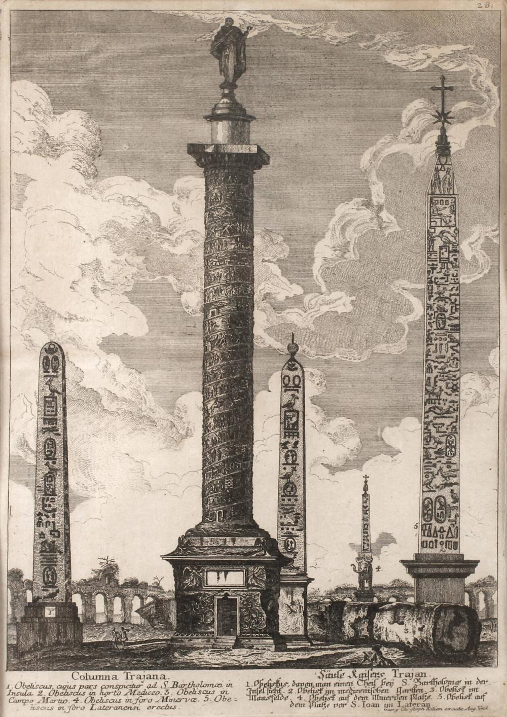 Georg Christoph Kilian comparable auction result: georg christoph kilian die trajanss ule in rom