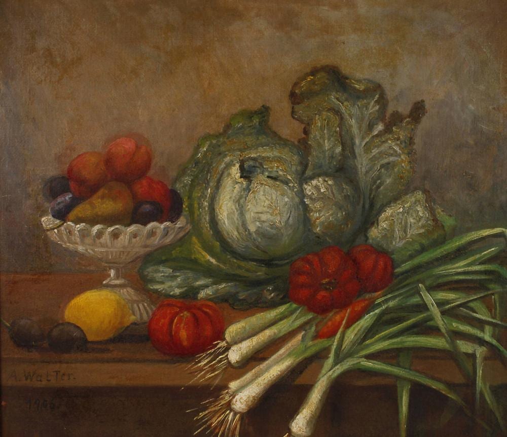 A. Walter comparable auction result: a walter gem sestillleben