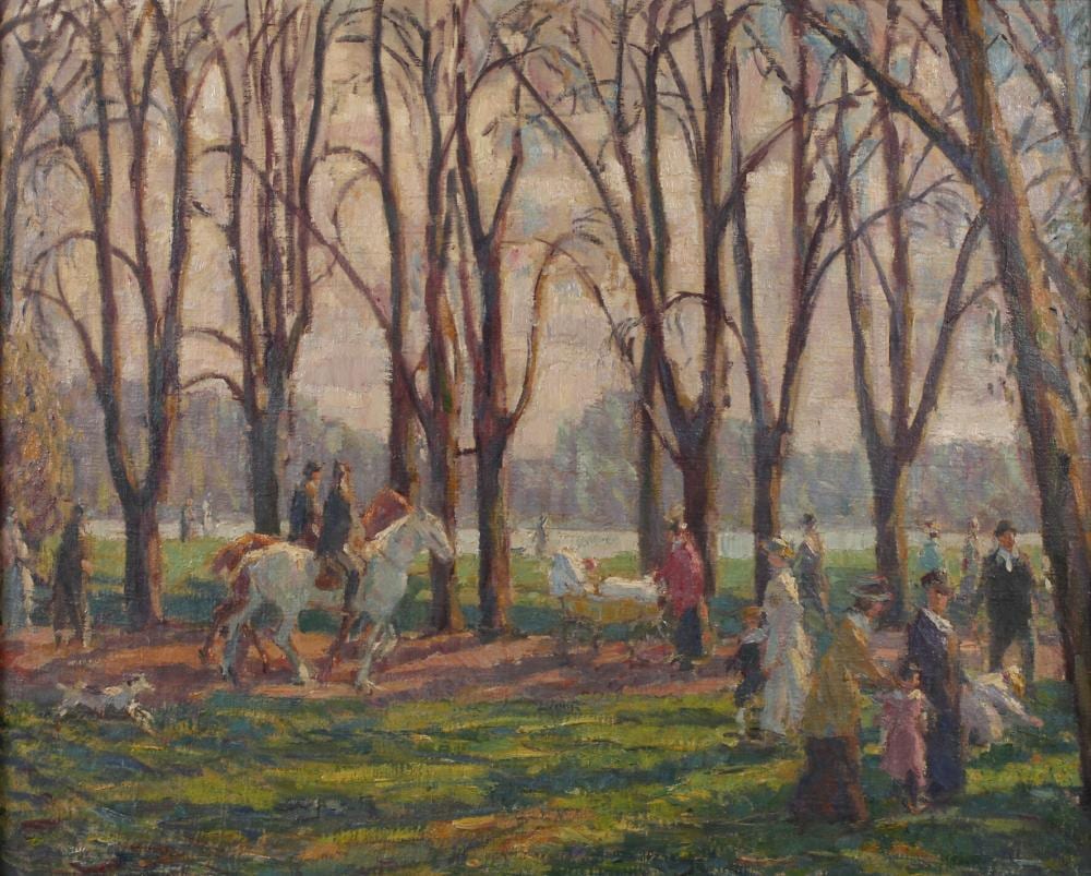 Otto Weil comparable auction result: otto weil attr im englischen garten in m nchen