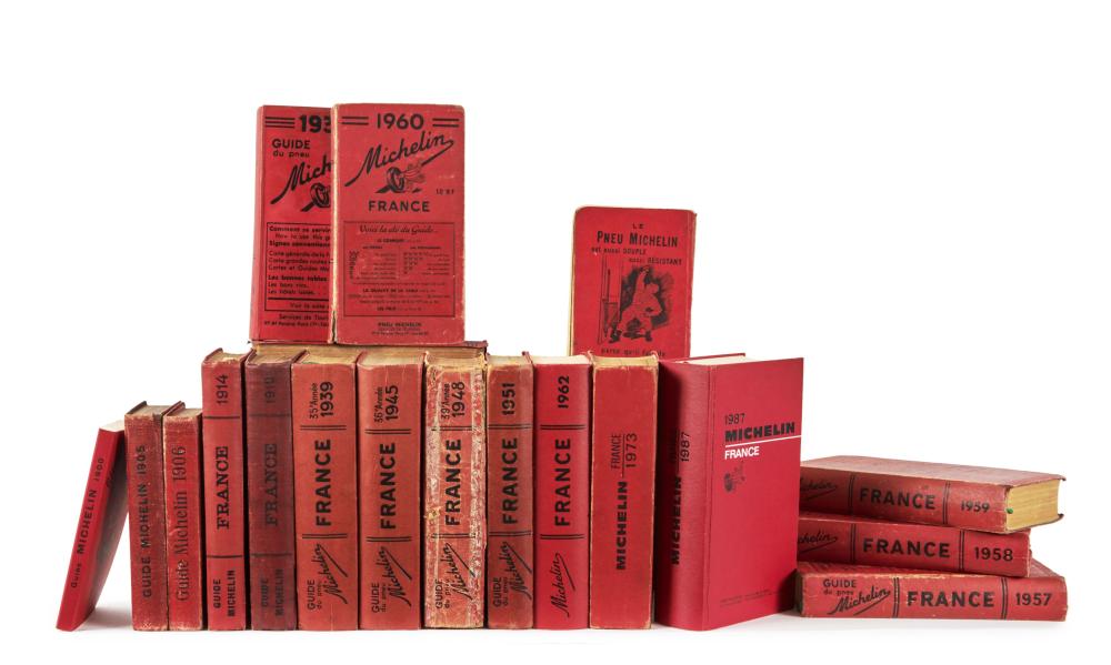 [MICHELIN] Guides Michelin. sold by Artcurial, lot 76 — auction record photograph