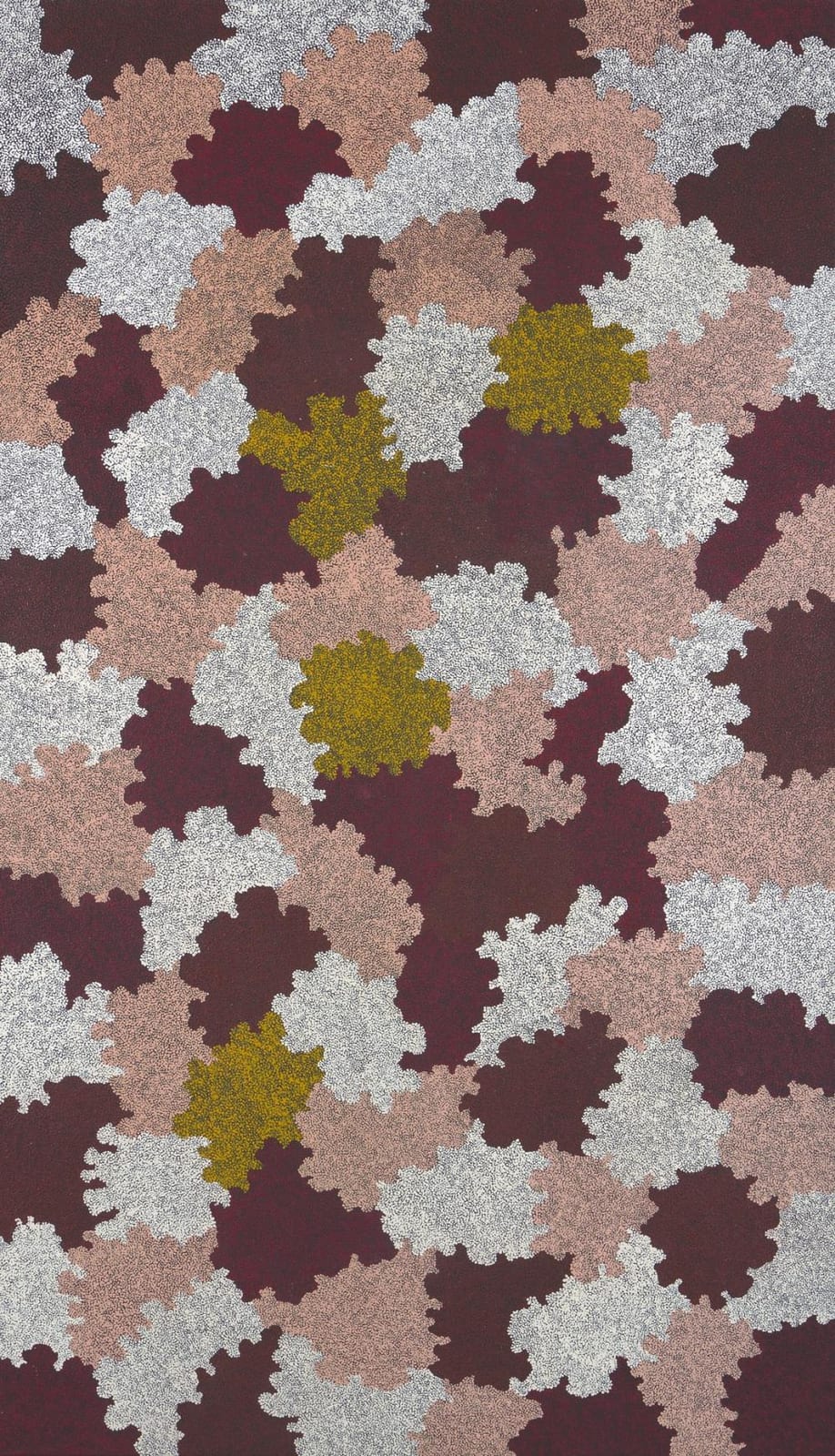 Topsy Peterson Napangardi comparable auction result: topsy peterson napangardi born 1931 tali sandhills 2008 synthetic polymer paint on canvas